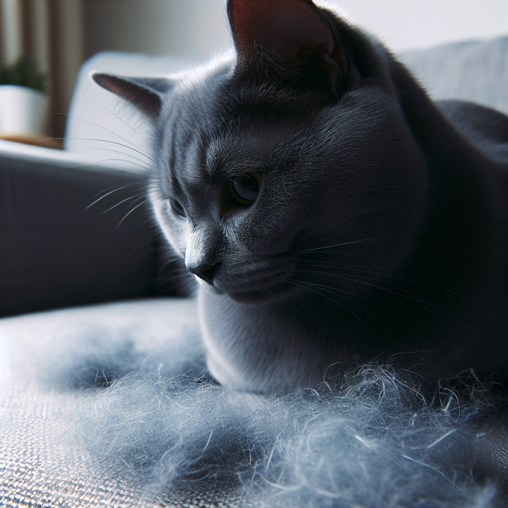 do russian blue cats shed